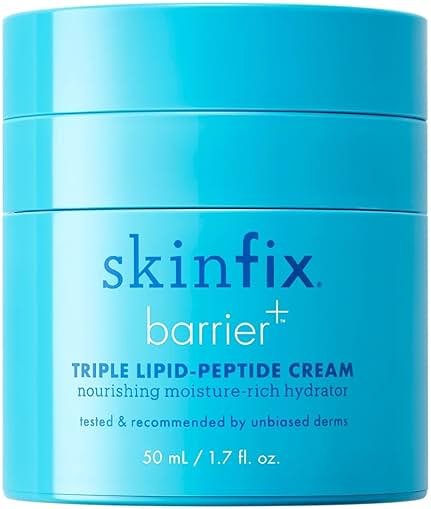 Skinfix Triple Lipid-Peptide Cream - 1.7 oz - Rich Face Moisturizer with Hyaluronic Acid - Hydrates & Restores Dry, Sensitive Skin - Non-Comedogenic, Fragrance Free, Vegan, Cruelty Free - Product Image