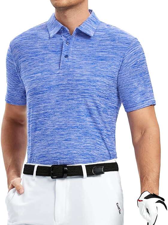 Alex Vando Mens Golf Shirt Moisture Wicking Quick-Dry Short Sleeve Casual Polo Shirts for Men - Image 4