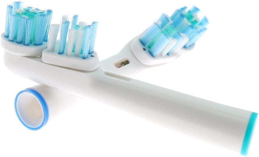 Replacement Brush Heads Compatible with Oral B- Double Clean Design, Double Clean Brush Heads, Compatible with Braun Oral-B Dual Clean Electric Toothbrush - Pack of 4 - Image 5