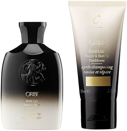 Oribe Gold Lust Repair & Restore Shampoo and Conditioner Travel Bundle - Product Image
