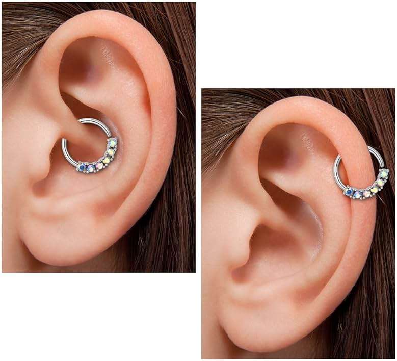 Mayhoop 20g Nose Rings Hoops And Studs For Women Men - Hypoallergenic 316L Surgical Stainless Steel L Shape Nose Screw Bone Silver Rose Gold Black Rainbow Pack 28Pcs - Image 4