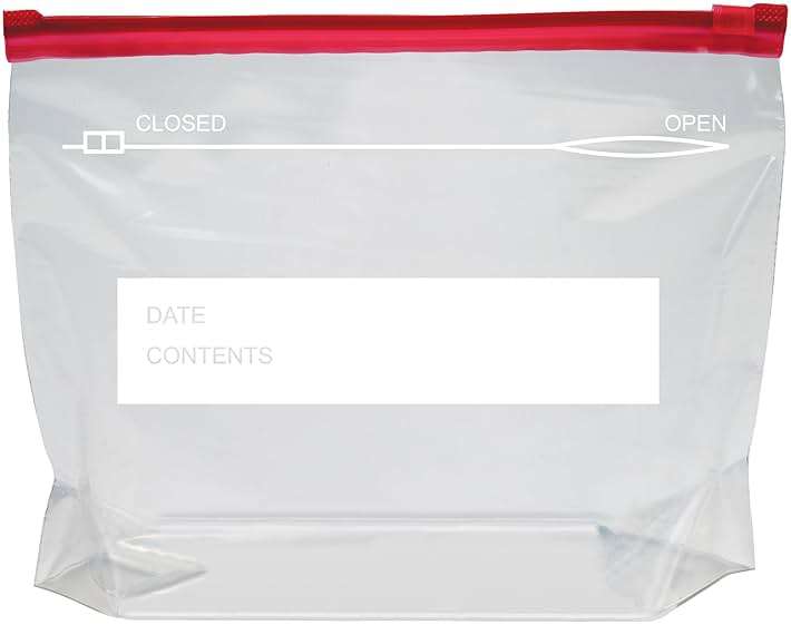 Amazon Basics Slider Quart Food Storage Bags with Stand-Up Bottom, Easy to Fill, BPA Free, 120 Count (Previously Solimo) - Image 4