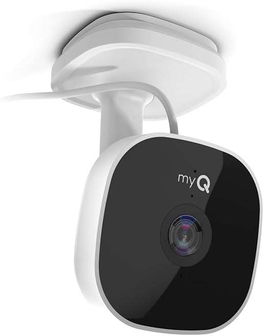 myQ Smart Garage Security Camera – 1080p HD Video, Night Vision, Motion Detection, Magnetic, Wi-Fi, Two-Way Audio, Smartphone Control - Image 1