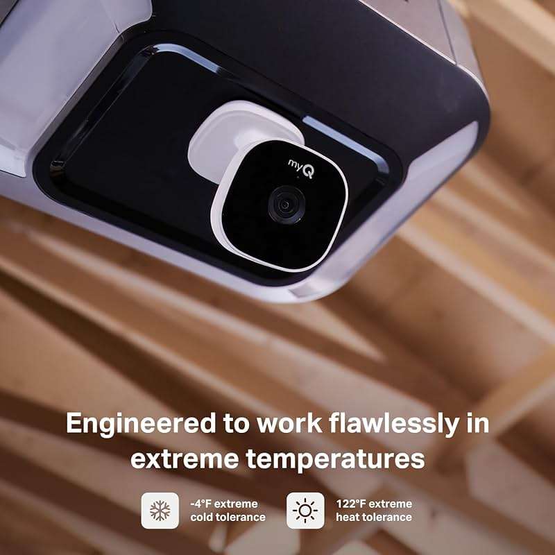 myQ Smart Garage Security Camera – 1080p HD Video, Night Vision, Motion Detection, Magnetic, Wi-Fi, Two-Way Audio, Smartphone Control - Image 3