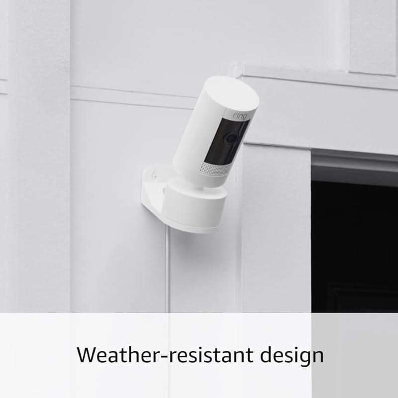 Ring Indoor/Outdoor Pan-Tilt Mount for Outdoor Cam (Stick Up Cam) Plug-In, White (Power adapter and camera not included) - Image 3