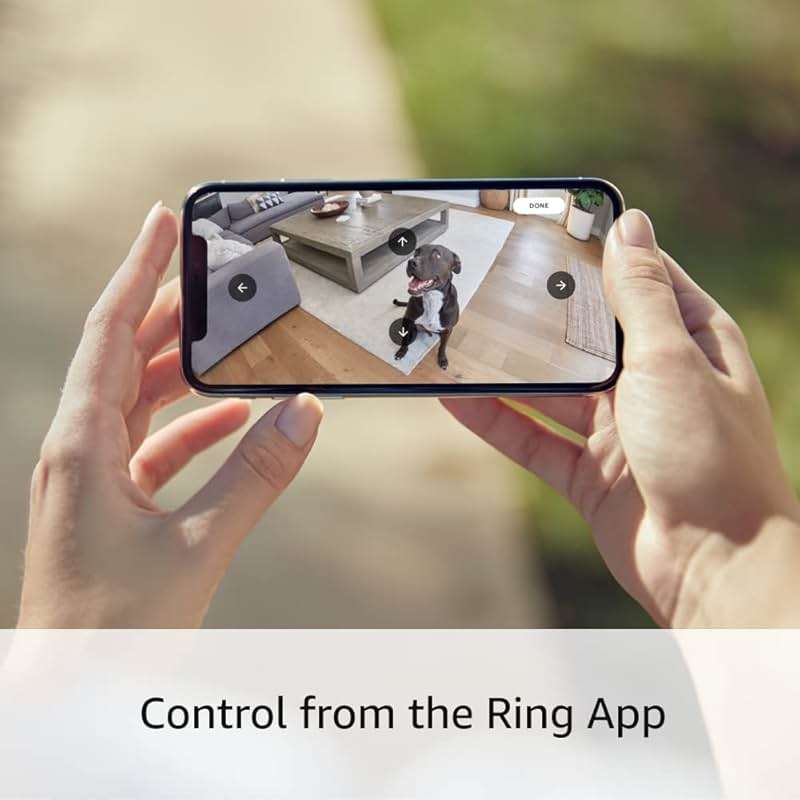 Ring Indoor/Outdoor Pan-Tilt Mount for Outdoor Cam (Stick Up Cam) Plug-In, White (Power adapter and camera not included) - Image 4