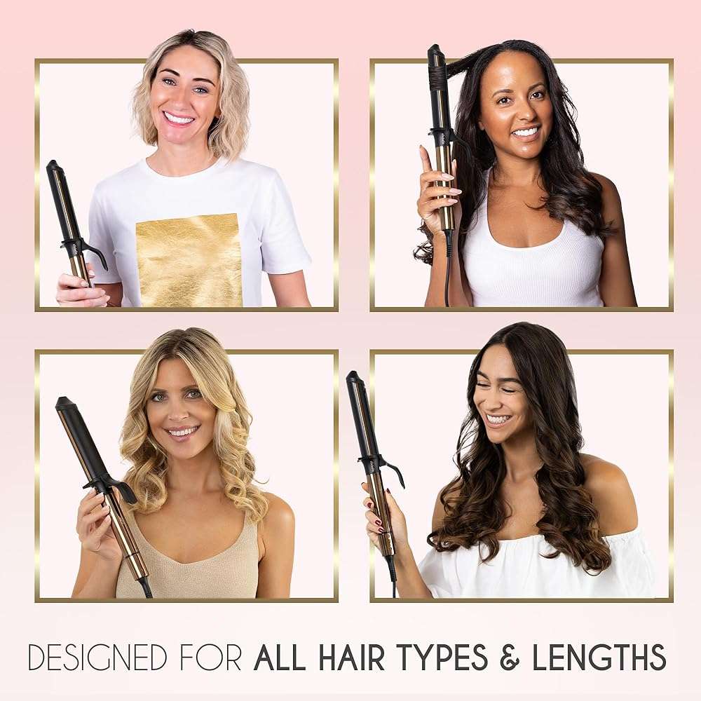 ELLA BELLA® Curling Iron 1 Inch • Professional Hair Curler • Curling Wand • Ceramic Curling Irons • Transform Your Look in Seconds • Suitable for All Hair Types • Say Goodbye to Heat Damage - Image 5
