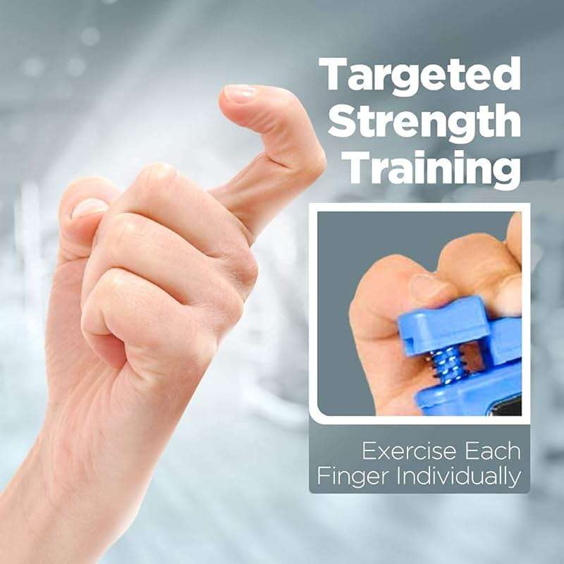Finger Strengthener - Finger Exerciser for Forearm and Hand Strengthener - Hand Grip Workout Equipment for Musician, Rock Climbing and Therapy - Image 4