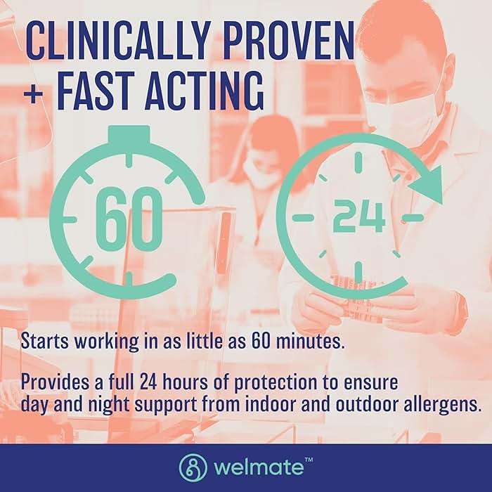 WELMATE - Levocetirizine Dihydrochloride 5mg (180 ct) - Allergy Medicine - 24 Hours - Antihistamine - Allergy Pills - Over-the-Counter Medication - Image 4