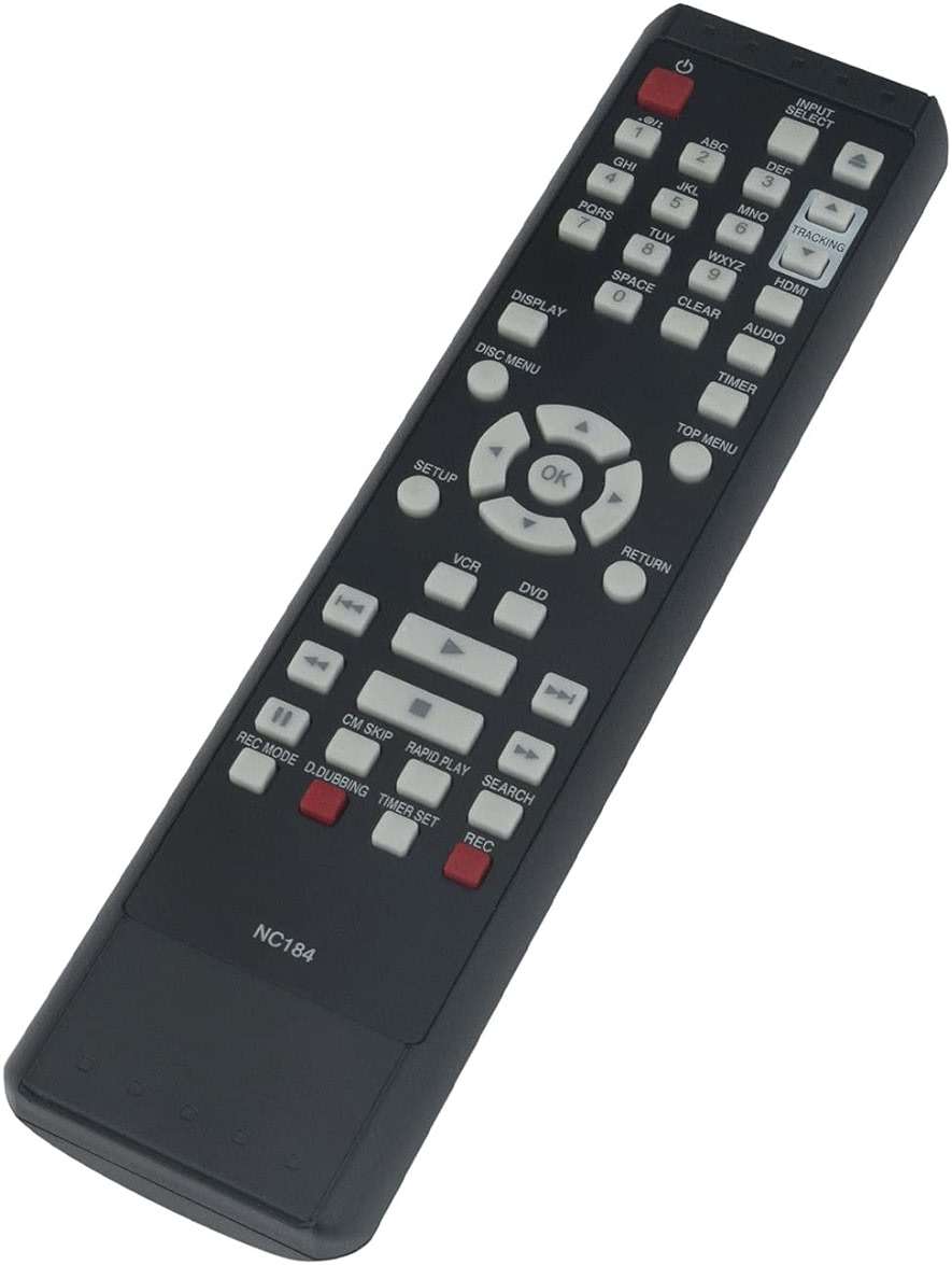 NC184UH NC184 Replace Remote Control fit for Sanyo DVD VCR Combo Recorder FWZV475F FWZV475E NC180 NC180UH - Image 6