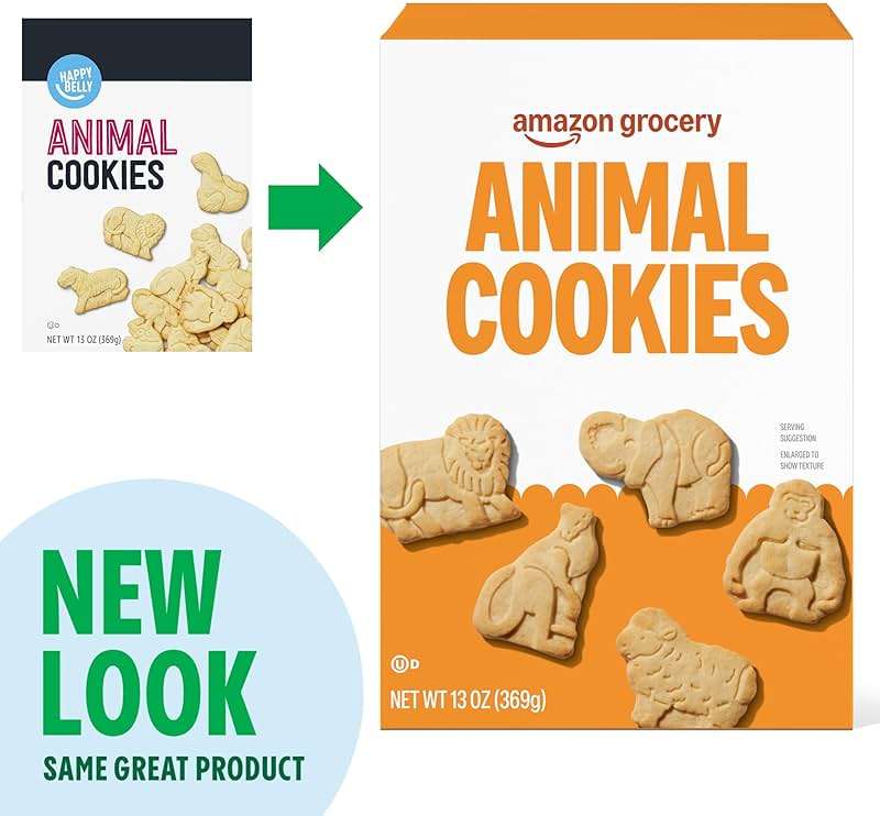 Amazon Grocery, Animal Cookies, 13 Oz - Image 4