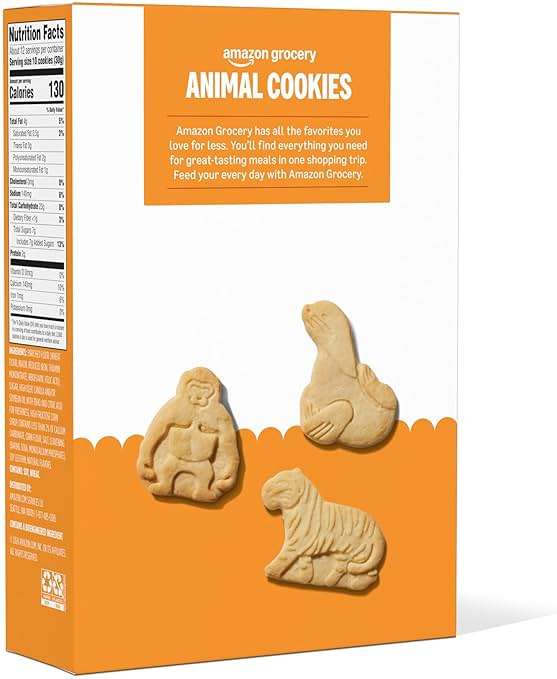Amazon Grocery, Animal Cookies, 13 Oz - Image 5