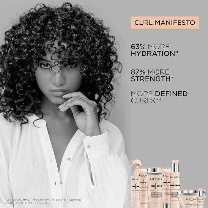 Kerastase Curl Manifesto Gelee Curl Contour Hair Serum | Enhances Curl Definition Without Crunch | Anti-Frizz | With Shea Butter | For All Wavy, Curly, Very Curly & Coily Hair - Image 5