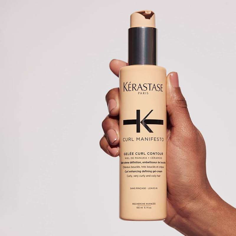 Kerastase Curl Manifesto Gelee Curl Contour Hair Serum | Enhances Curl Definition Without Crunch | Anti-Frizz | With Shea Butter | For All Wavy, Curly, Very Curly & Coily Hair - Image 9