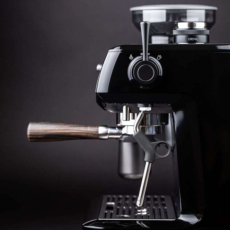 CREMA Coffee Products Replacement Steam Lever for Breville Espresso Machines | Ergonomic Stainless Steel Design | Compatible with Barista Express, Infuser, Barista Pro | Black Finish - Image 2