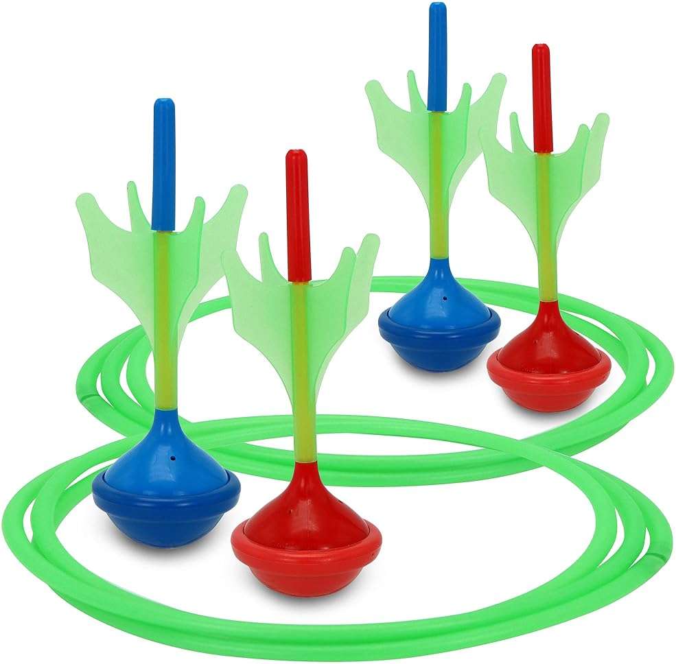 JOYIN Lawn Darts Game Set for Kids and Adults - Glow in The Dark Outdoor Lawn Games for Adults and Family, Soft Tip Darts Set for Kids Camping, Outside Yard - Image 9