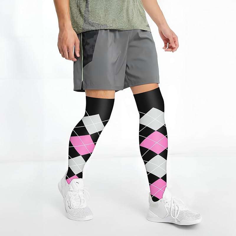 CHARMKING Compression Socks (3 Pairs) Knee High Compression Sock for Women & Men Stockings for Running, Cycling,Athletic - Image 2