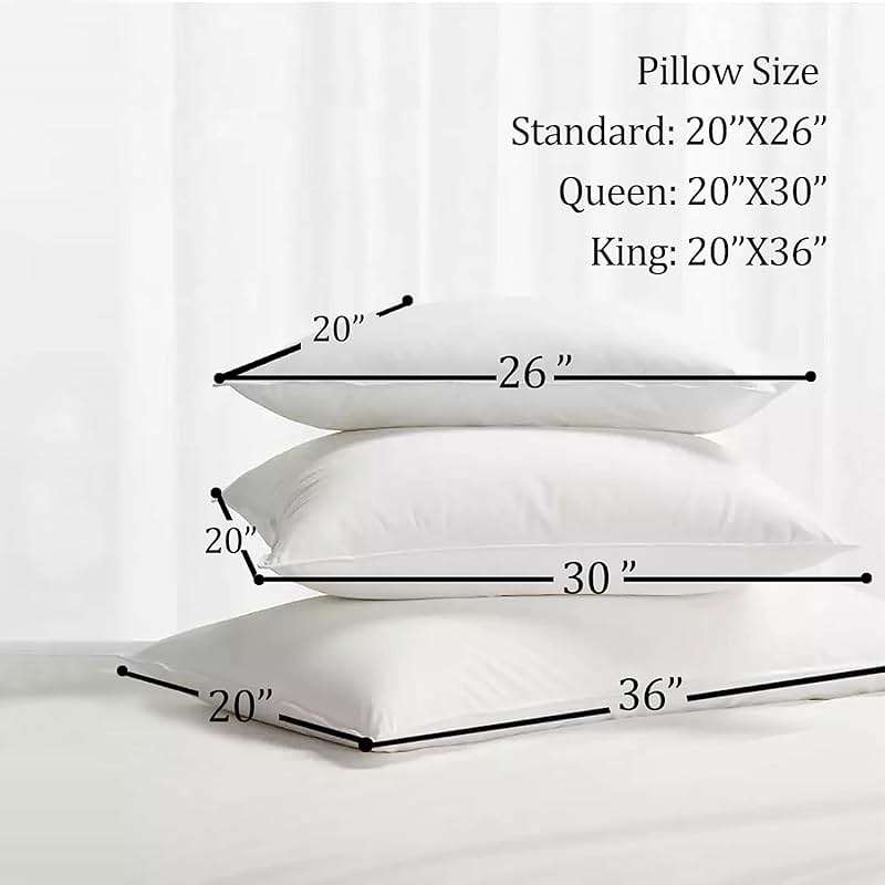 linens delight Highland Feather® - European Down Pillow King Size - 800 Fill Power - Set of 2 - Image 2