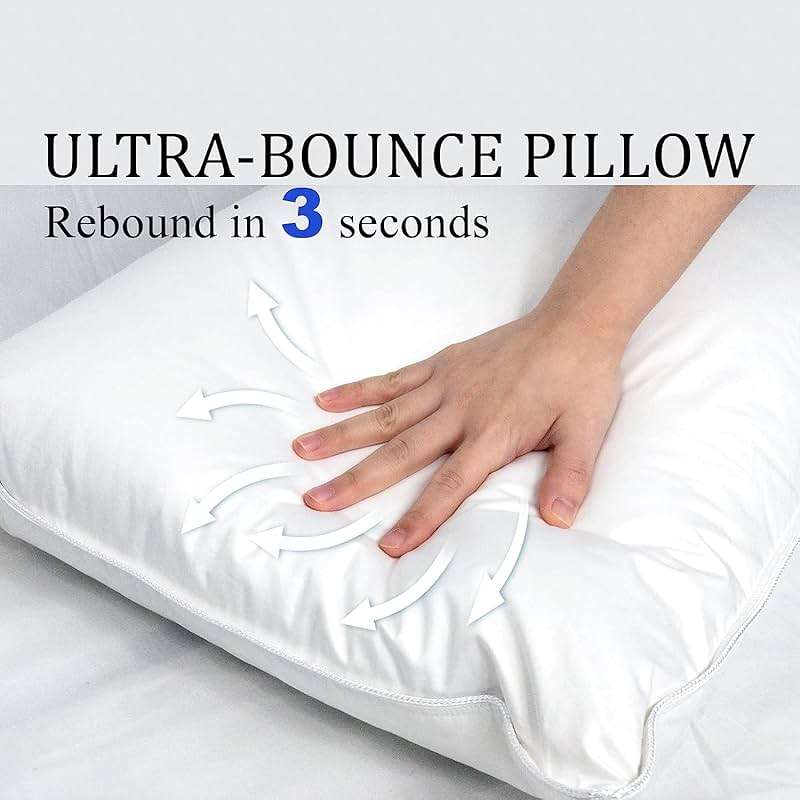 linens delight Highland Feather® - European Down Pillow King Size - 800 Fill Power - Set of 2 - Image 5