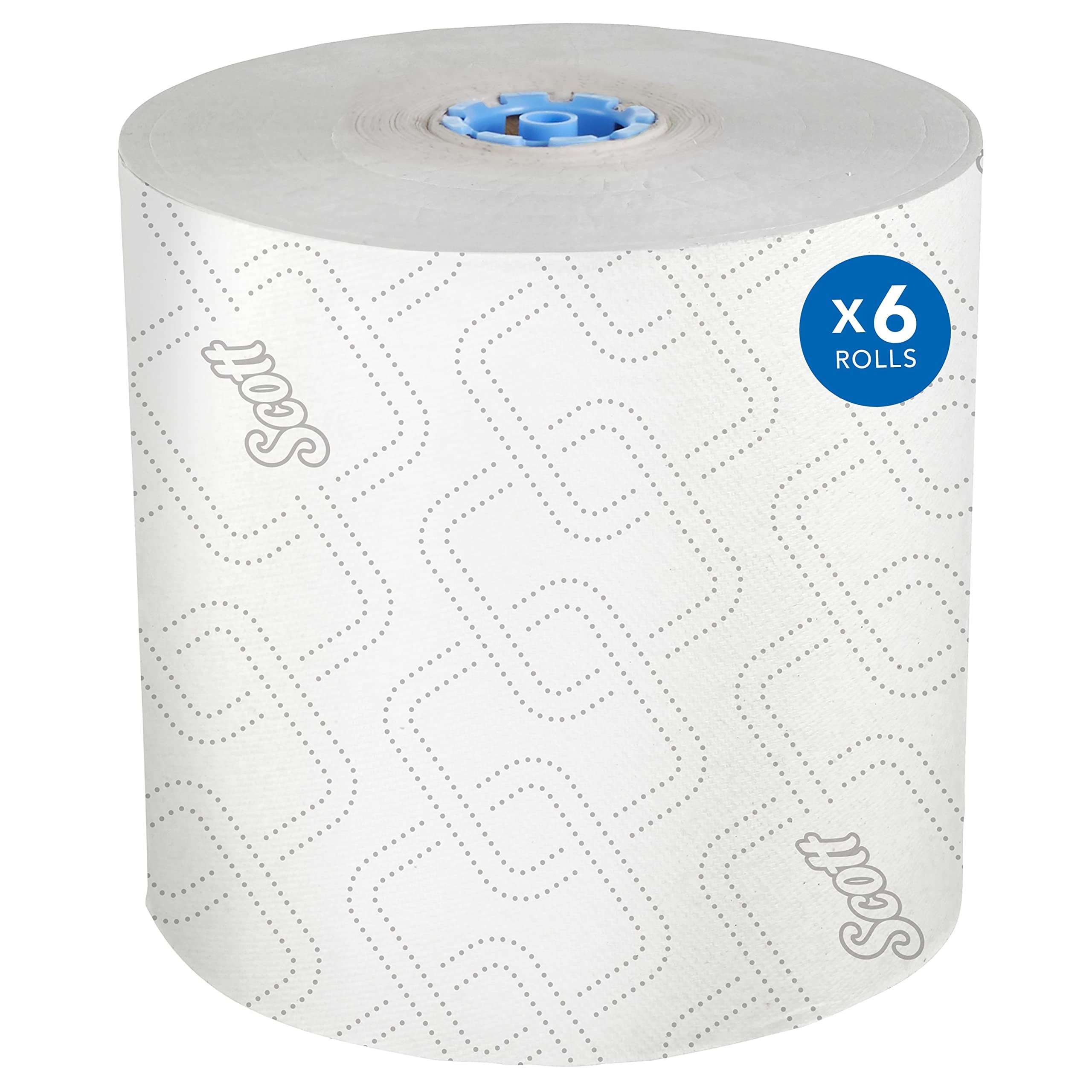 Scott Professional Pro High-Capacity Hard Roll Paper Towels, Bulk (53925), Hardwound, Elevated Design, Absorbency Pockets, for ScottBrand Blue Core Dispensers (6 Rolls at 700' Each, 4,200'/Case) - Image 1