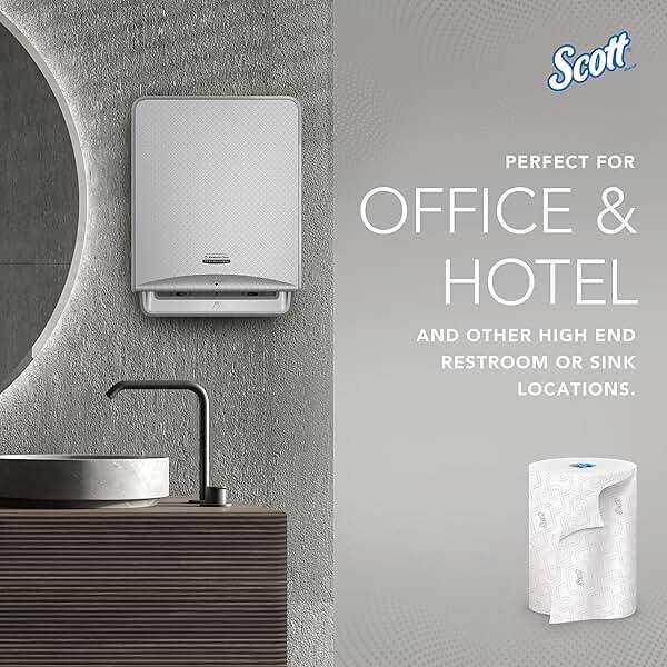 Scott Professional Pro High-Capacity Hard Roll Paper Towels, Bulk (53925), Hardwound, Elevated Design, Absorbency Pockets, for ScottBrand Blue Core Dispensers (6 Rolls at 700' Each, 4,200'/Case) - Image 5