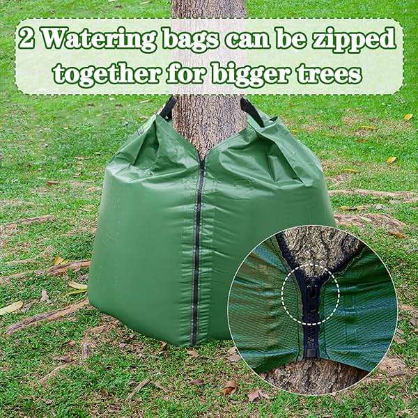 Tanzfrosch 12 Pack 20 Gallon Tree Watering Bags, Reusable, Heavy Duty and Slow Release Gator Bags for Trees, Premium PVC Plant Drip Irrigation Bags,5-8 Hours Releasing Time - Image 5