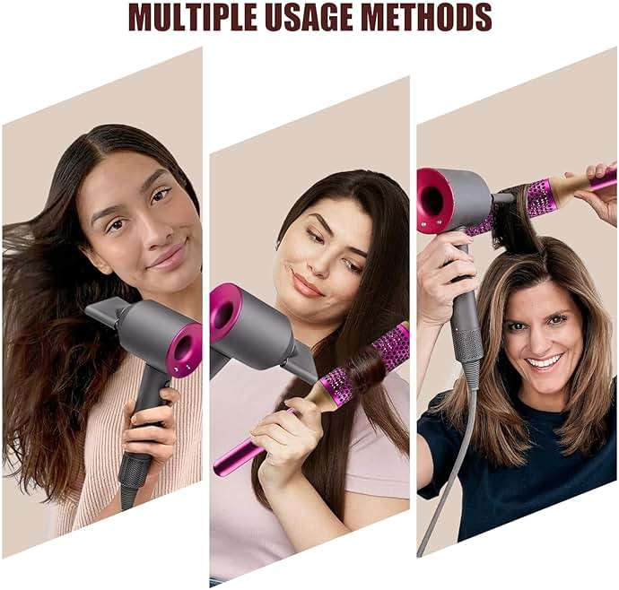 Odashen Gentle Air Attachments/Diffuser/Styling/Concentrator/Smoothing Nozzle Accessories for Dyson Supersonic Hair Dryer HD01,HD02,HD03 (Styling Concentrator) - Image 4