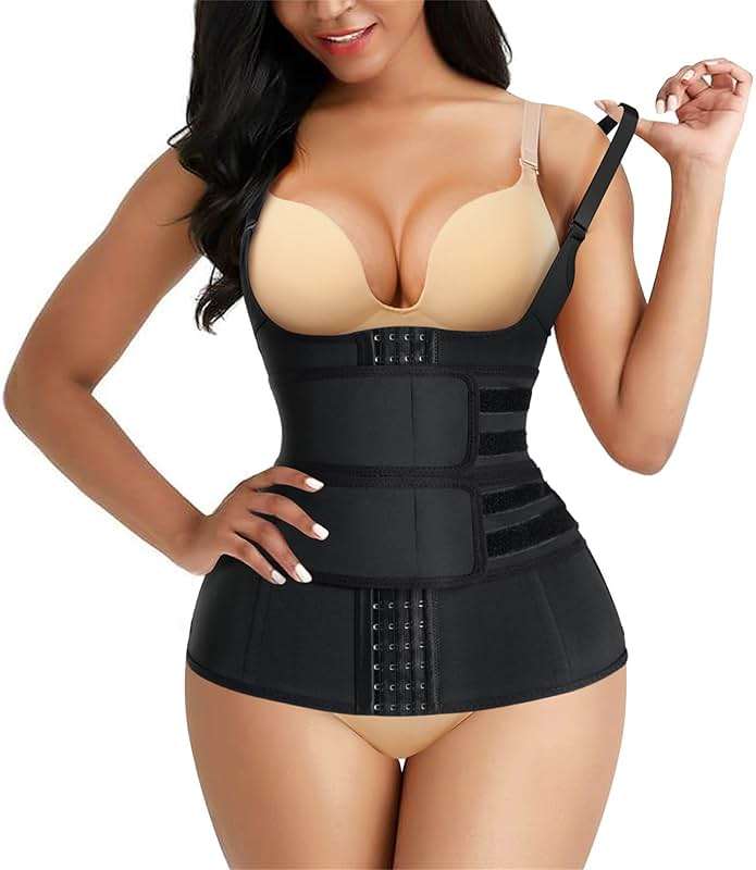 Eleady Waist Trainer Vest for Women Underbust Corset Cincher Tummy Control Body Shaper Sport Girdle with Adjustable Belt - Image 1