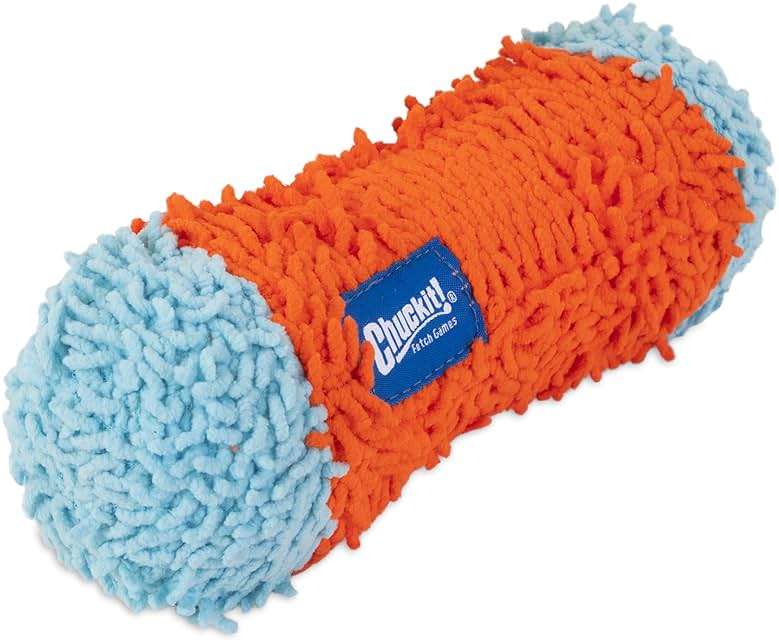 Chuckit! Indoor Fetch Tumble Bumper Dog Toy (8.5 Inch), Orange and Blue - Image 4