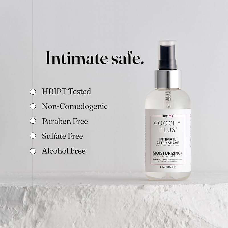 IntiMD Coochy Plus HydroLock Moisturizing + 3-Steps Kit Intimate Shave Gift Set: Nouria Pre-Shave Elixir Oil + Coochy Plus Shave Cream The Origin + Coochy Plus After Shave Protection Mist - Image 4
