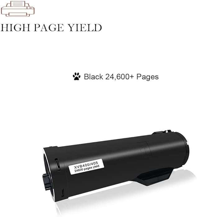 ASEKER Remanufactured B400 B405 Toner Cartridge for Xerox VersaLink B400 B400n B400dn B405 B405dn Printers 106R03584 Extra High Capacity 24600 Pages ( Black x 1 ) - Image 3