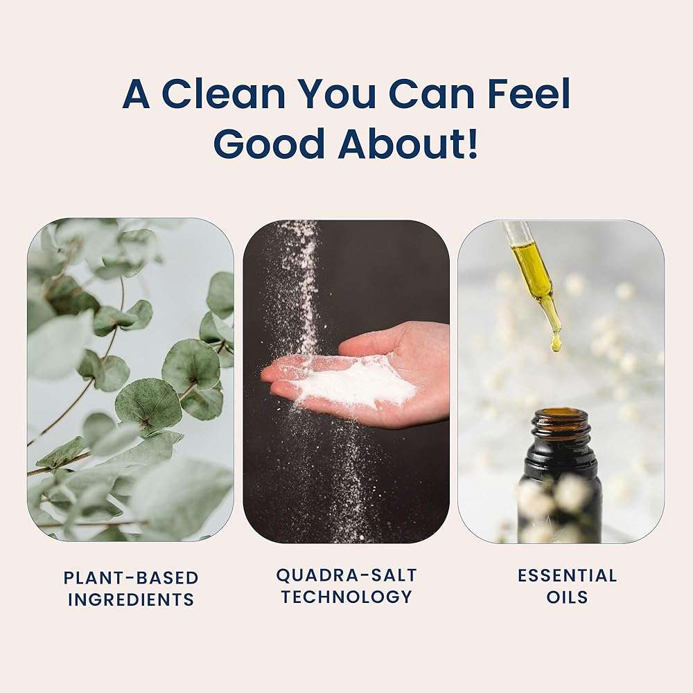 Truly Free Natural Dishwasher Booster & Rinse Aid Kit - Non-Toxic Dishwashing Aid Formula, Removes Residue & Tough Dish Stains, Water Spot Remover - 12 oz Reusable Empty Bottle + One Fill, 3 oz - Image 4