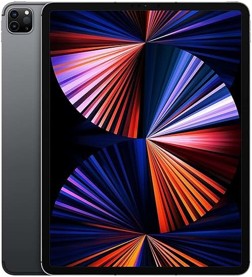 2021 Apple 12.9-inch iPad Pro (Wi‑Fi + Cellular, 128GB) - Space Gray (Renewed) - Product Image