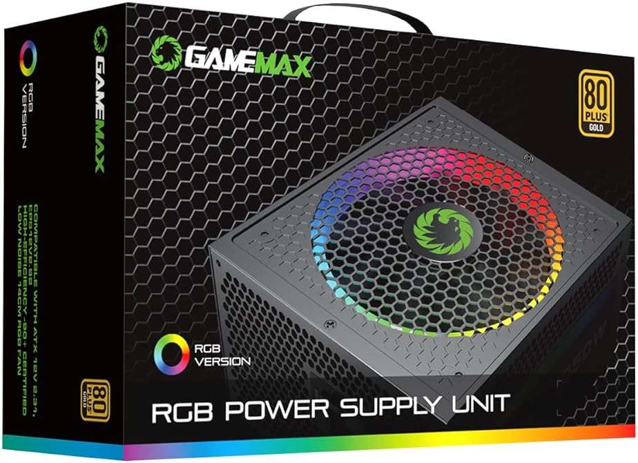 GAMEMAX 1050W ATX 3.0 & PCIE 5.0 Power Supply, 80+ Gold Certified, Addressable RGB Sync, Fully Modular ATX Gaming Power Supply, RGB-1050 - Image 15