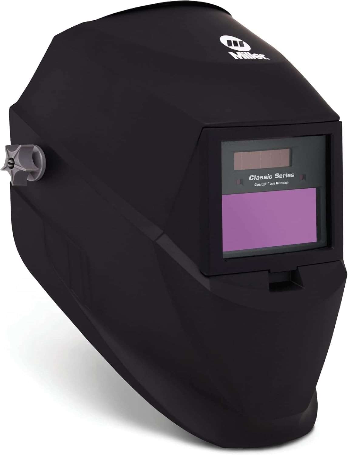 Miller Classic Series Auto-Darkening Welding Helmet - Professional TIG/MIG Welding Mask with ClearLight Technology, High Definition Optics, Variable Shade 8-13, Comfortable Headgear, Black - Image 1