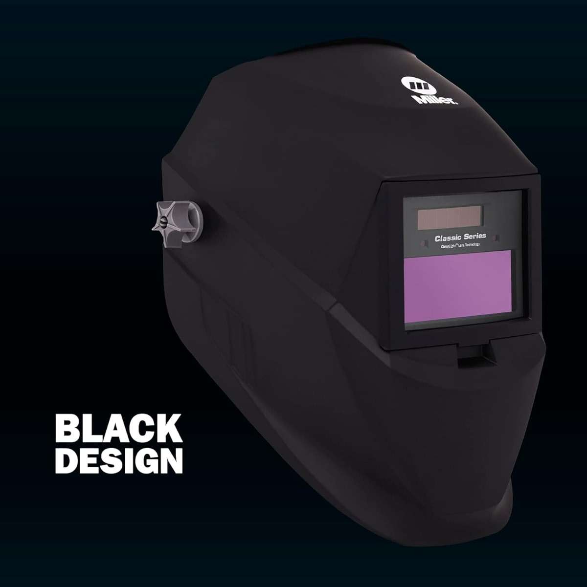 Miller Classic Series Auto-Darkening Welding Helmet - Professional TIG/MIG Welding Mask with ClearLight Technology, High Definition Optics, Variable Shade 8-13, Comfortable Headgear, Black - Image 5