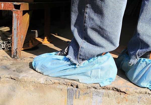 Greenour 100 Pack Super Anti-Skid Disposable Shoe Covers Waterproof Durable Extra Thicker Boot Cover - Image 2