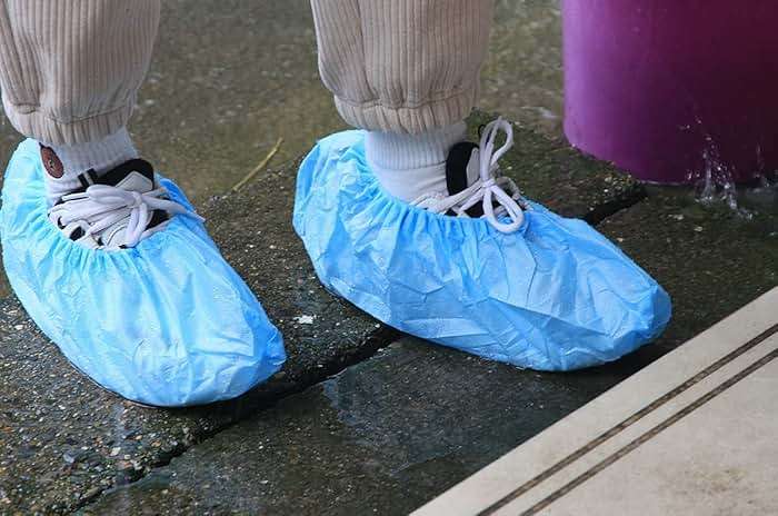 Greenour 100 Pack Super Anti-Skid Disposable Shoe Covers Waterproof Durable Extra Thicker Boot Cover - Image 8