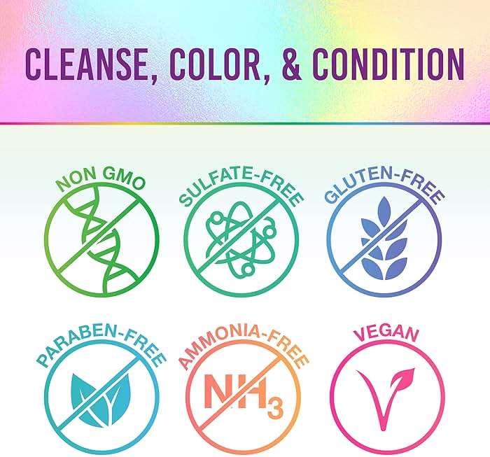 Punky Colour 3-in-1 Color Depositing Conditioner & Hair Cleanser - Purpledacious, Semi Permanent Hair Color, Temporary Hair-Dye, Sulfate-Free, Vegan, 8.5 fl oz. - Image 4
