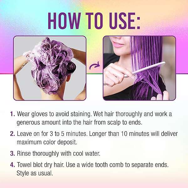 Punky Colour 3-in-1 Color Depositing Conditioner & Hair Cleanser - Purpledacious, Semi Permanent Hair Color, Temporary Hair-Dye, Sulfate-Free, Vegan, 8.5 fl oz. - Image 5