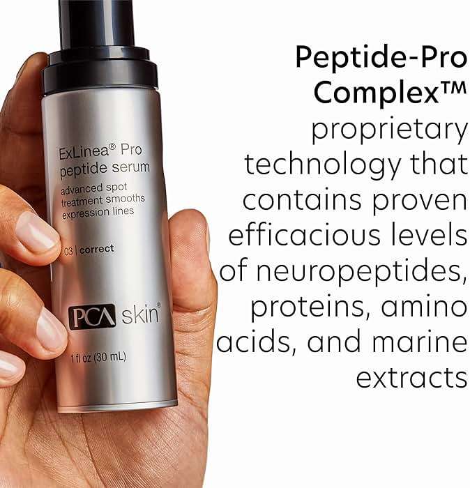 PCA SKIN ExLinea Pro Peptide Serum for Face, Peptide Complex, Helps Lift, Tighten, and Firm Skin and Reduces Wrinkle Depths, Hydrating Anti Aging for Women - Image 5