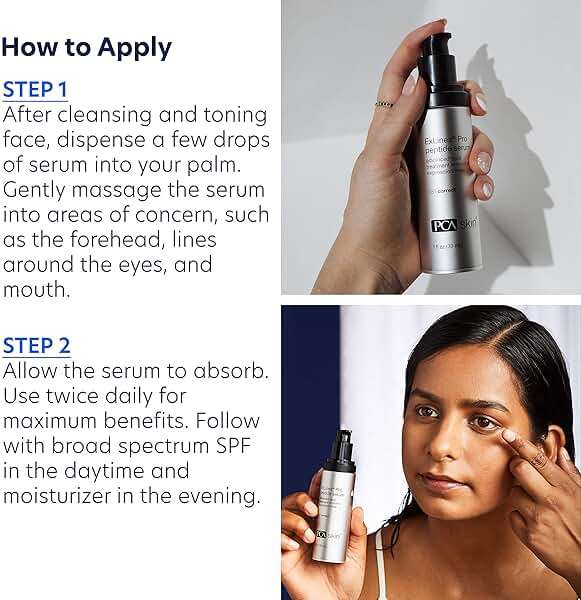 PCA SKIN ExLinea Pro Peptide Serum for Face, Peptide Complex, Helps Lift, Tighten, and Firm Skin and Reduces Wrinkle Depths, Hydrating Anti Aging for Women - Image 6