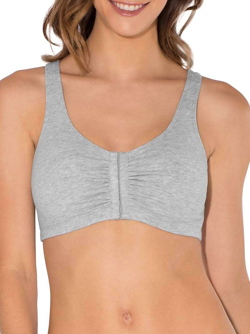 Fruit of the Loom Women's Multi-Pack Front Close Sports Bra - Image 7