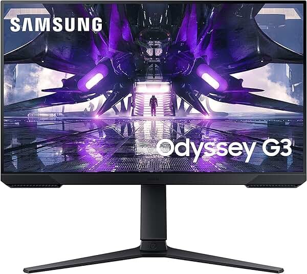 SAMSUNG Odyssey G3 FHD Gaming Monitor, 144hz, HDMI, Vertical Monitor, AMD FreeSync Premium, G30A (LS24AG302NNXZA),24-Inch - Product Image