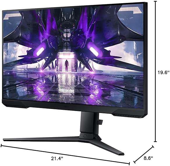 SAMSUNG Odyssey G3 FHD Gaming Monitor, 144hz, HDMI, Vertical Monitor, AMD FreeSync Premium, G30A (LS24AG302NNXZA),24-Inch - Image 2
