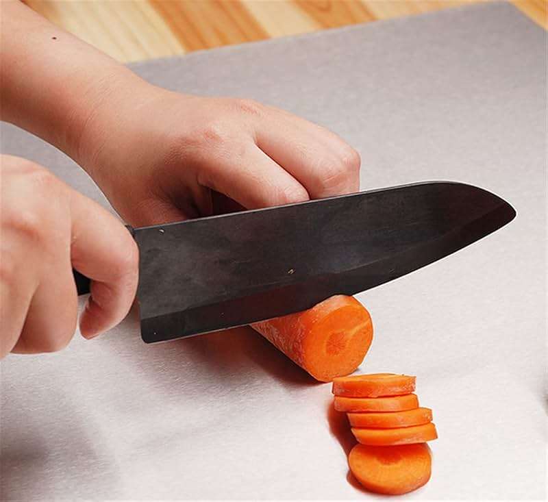 31.5”x 19.7” Stainless Steel Chopping Board with Lip, Large Steel Cutting Board with Rolling Pin, Metal Noodle Board Pastry Board Kneading Dough Board Stove Top Cutting Board for Kitchen - Image 7