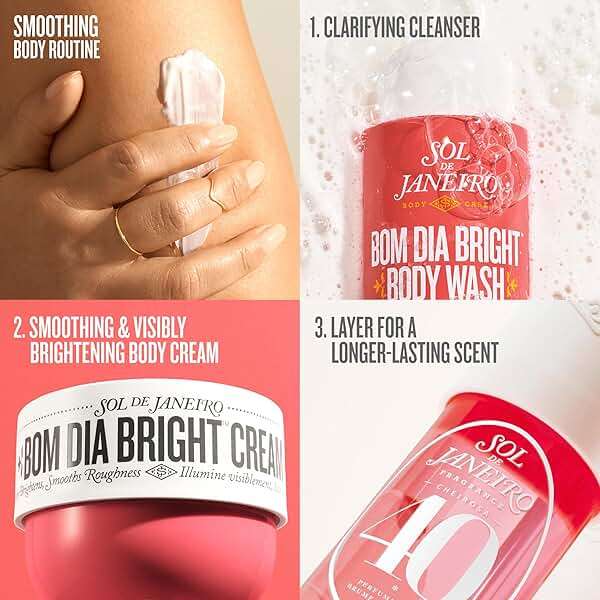 SOL DE JANEIRO Visibly Brightening and Smoothing Bom Dia AHA Body Cream - Image 8
