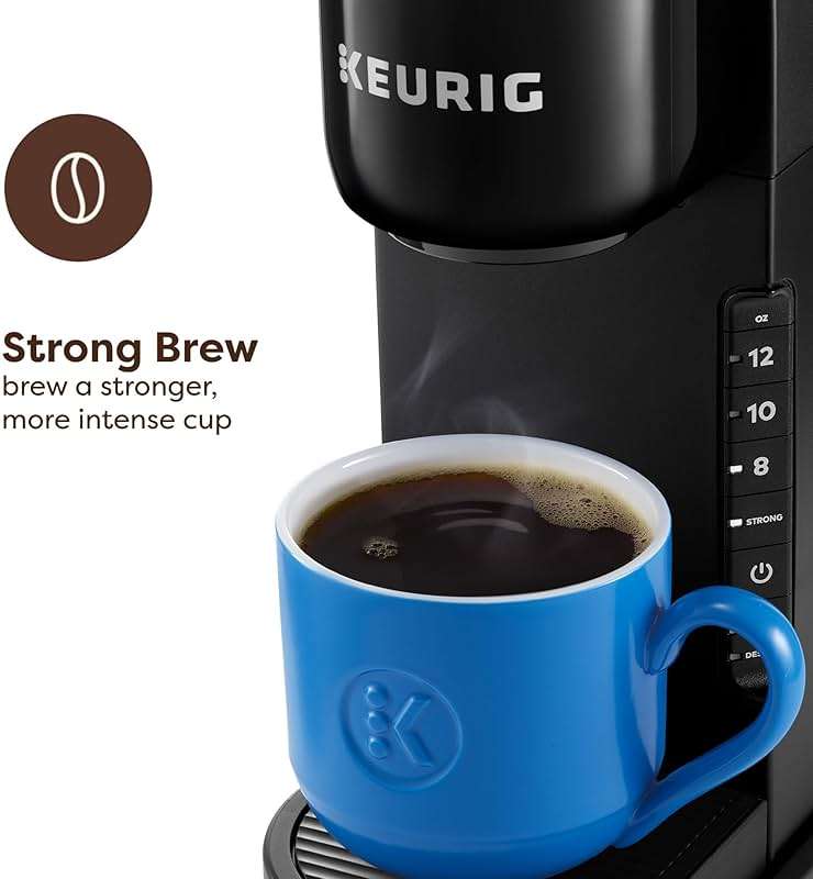 Keurig K-Express Single Serve Coffee Maker – Strong Brew Option, 42oz Reservoir, Sleek Design for Holiday Hosting & Gifting, Black - Image 3