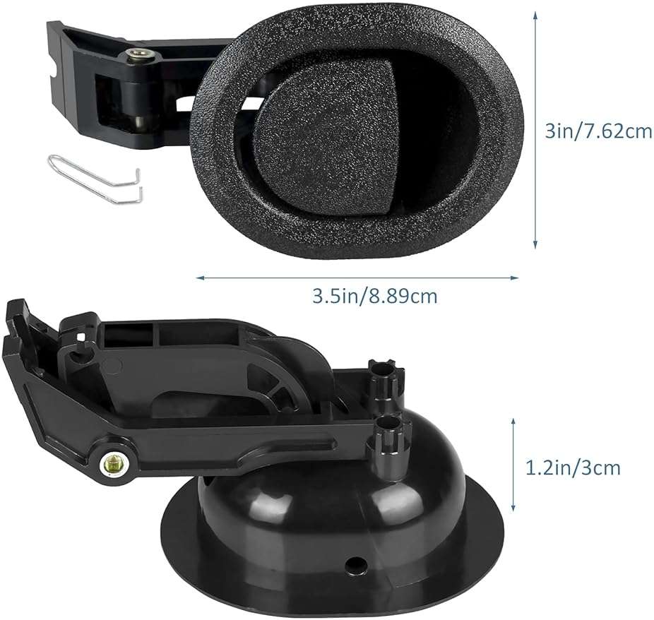 Recliner Replacement Parts with Pull Handle and Release Cable (2-Sets), Repair Recliner Mechanism Parts Compatible with Most Furniture of Recliner Sofa Couch Chair - Image 2