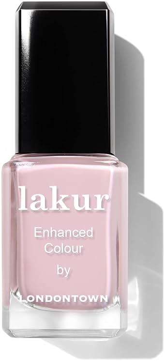 LONDONTOWN lakur Nail Polish - Chip-Resistant, Non-Toxic, Conditions & Hydrates Nails | Glossy Light Pink, Rosewater, .40 fl oz - Image 7